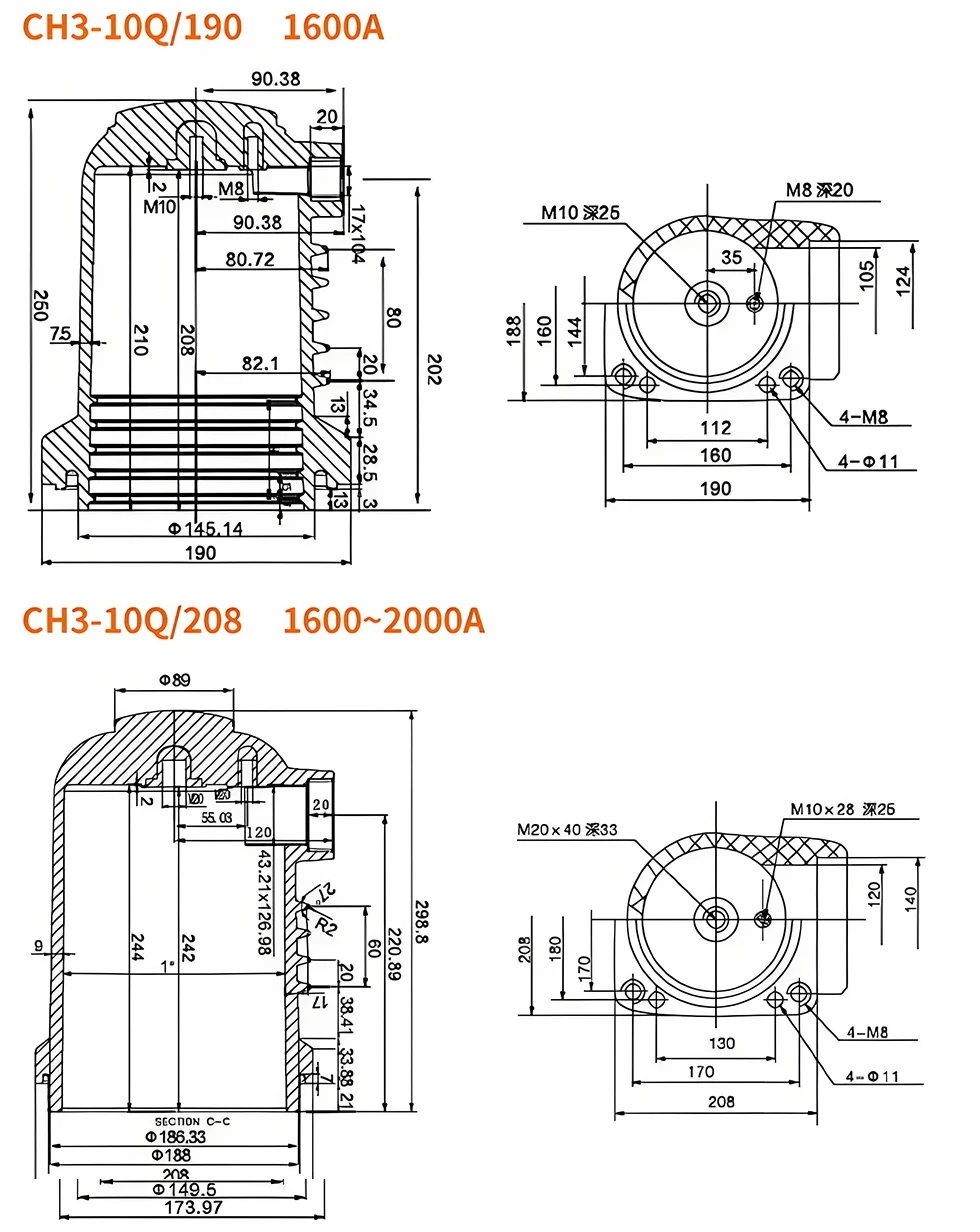 CH3 Series Contact Box